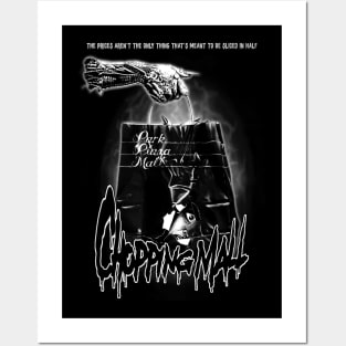 CHOPPING MALL. 1986 Retro Horror. (Black and White) Posters and Art